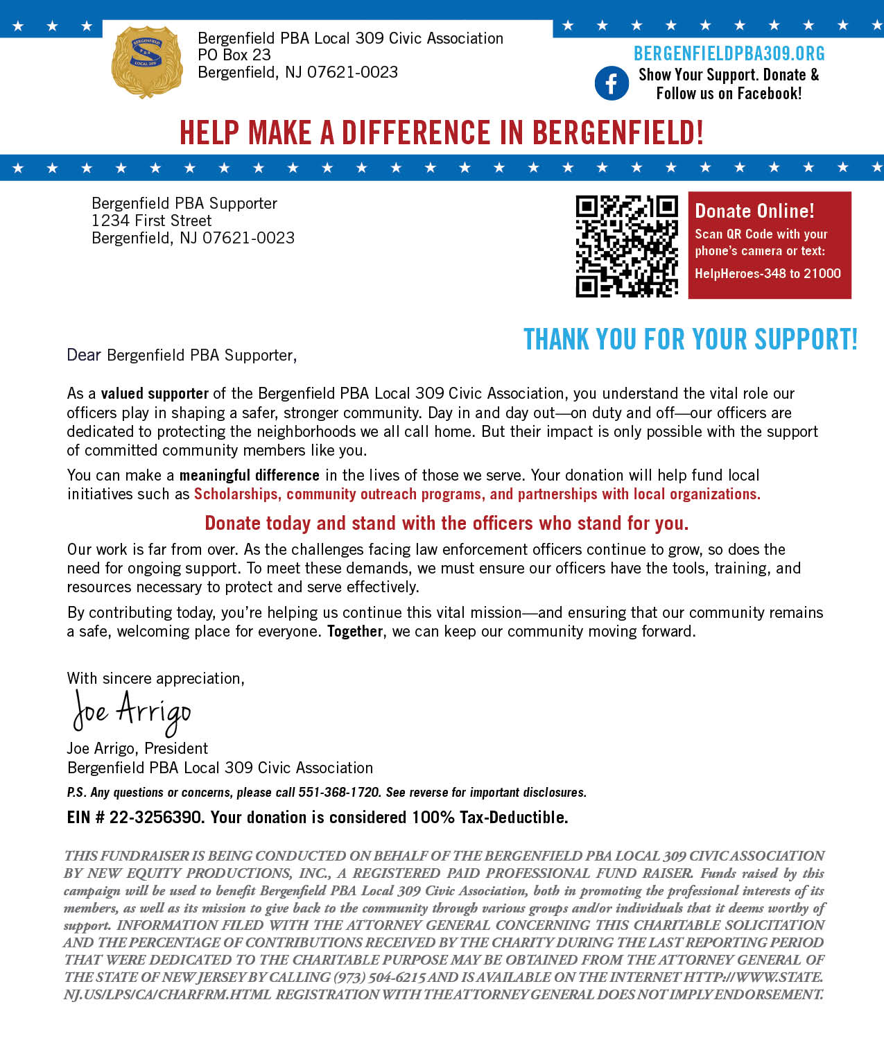 Donation Letter